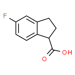 (1R)-2,3-DIHYDRO-5-FLUORO-1H-INDENE-1-CARBOXYLIC ACID picture