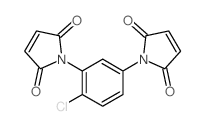 1H-Pyrrole-2,5-dione,1,1'-(4-chloro-1,3-phenylene)bis- (9CI) structure