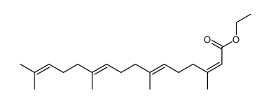 ethyl (2Z,6E,10E)-3,7,11,15-tetramethylhexadeca-2,6,10,14-tetraenoate结构式