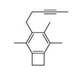 2,3,5-trimethyl-4-pent-3-ynylbicyclo[4.2.0]octa-1(6),2,4-triene Structure