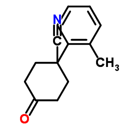 1-(2-甲基苯基)-4-氧代环己烷甲腈结构式