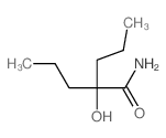 Pentanamide,2-hydroxy-2-propyl-结构式