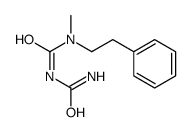 1-Methyl-1-(2-phenylethyl)biuret Structure