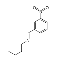 N-butyl-1-(3-nitrophenyl)methanimine Structure