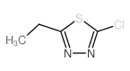 1,3,4-Thiadiazole,2-chloro-5-ethyl- structure