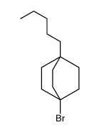 4-bromo-1-pentylbicyclo[2.2.2]octane结构式