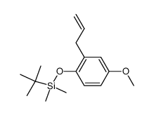 2-allyl-1-(tert-butyldimethylsilyloxy)-4-methoxybenzene结构式