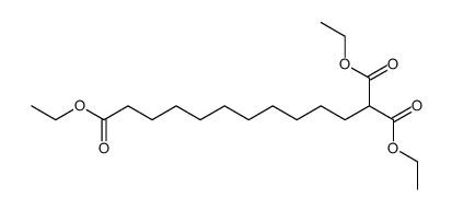 undecane-1,1,11-tricarboxylic acid triethyl ester结构式