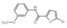 5-bromofuran-2-carboxylic acid (3-methoxyphenyl)amide structure