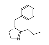 1-benzyl-2-propyl-4,5-dihydroimidazole结构式