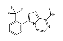 N-methyl-3-[2-(trifluoromethyl)phenyl]imidazo[1,2-a]pyrazin-8-amine结构式