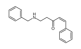 5-(benzylamino)-1-phenylpent-1-en-3-one结构式