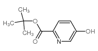 5-Hydroxypyridine-2-carboxylic acid tert-butyl ester结构式