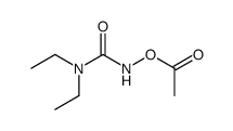 N'-acetoxy-N,N-diethyl-urea Structure