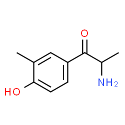 1-Propanone,2-amino-1-(4-hydroxy-3-methylphenyl)-结构式