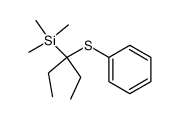 3-phenylthio-3-trimethylsilylpentane Structure