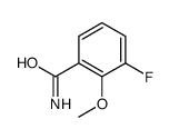 3-fluoro-2-methoxy-benzamide结构式