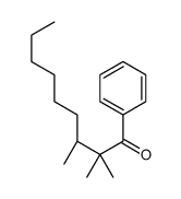 (3R)-2,2,3-trimethyl-1-phenylnonan-1-one Structure