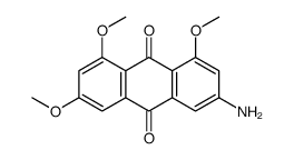 3-amino-1,6,8-trimethoxyanthracene-9,10-dione结构式