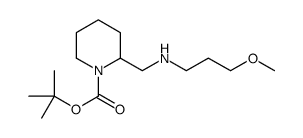 1-Boc-2-[(3-甲氧基丙基氨基)-甲基]-哌啶结构式