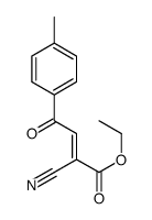 ethyl 2-cyano-4-(4-methylphenyl)-4-oxobut-2-enoate结构式