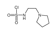 N-(2-pyrrolidin-1-ylethyl)sulfamoyl chloride结构式