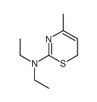 N,N-diethyl-4-methyl-6H-1,3-thiazin-2-amine结构式