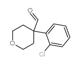 4-(2-chlorophenyl)oxane-4-carbaldehyde Structure