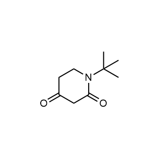 1-(tert-Butyl)piperidine-2,4-dione Structure