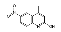 4-METHYL-6-NITRO-QUINOLIN-2-OL Structure