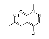 N-(5-chloro-2-methyl-3-oxopyridazin-4-yl)acetamide Structure