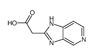 2-(3H-imidazo[4,5-c]pyridin-2-yl)acetic acid结构式