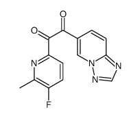 1-([1,2,4]TRIAZOLO[1,5-A]PYRIDIN-6-YL)-2-(5-FLUORO-6-METHYLPYRIDIN-2-YL)ETHANE-1,2-DIONE结构式