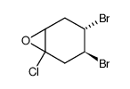 (3S,4S)-3,4-dibromo-1-chloro-7-oxabicyclo[4.1.0]heptane Structure