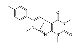 2,4,6-trimethyl-7-(4-methylphenyl)purino[7,8-a]imidazole-1,3-dione Structure