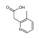 2-(3-methylpyridin-2-yl)acetic acid结构式