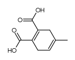 4-methyl-cyclohexa-1,4-diene-1,2-dicarboxylic acid结构式