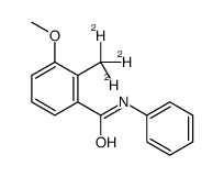 3-methoxy-N-phenyl-2-(trideuteriomethyl)benzamide Structure