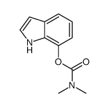 dimethyl-carbamic acid 1H-indol-7-yl ester Structure