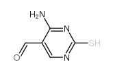 5-Pyrimidinecarboxaldehyde, 4-amino-1,2-dihydro-2-thioxo- (9CI) Structure