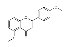 (+/-)-5,4'-dimethoxyflavanone Structure