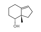 (7R,7aS)-7a-methyl-2,4,5,6,7,7a-hexahydro-1H-inden-7-ol Structure