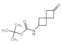 TERT-BUTYL (6-OXOSPIRO[3.3]HEPTAN-2-YL)CARBAMATE Structure