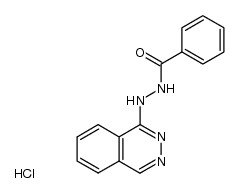 N'-(phthalazin-1-yl)benzohydrazide hydrochloride Structure