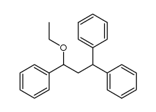 1,1,3-triphenyl-3-ethoxypropane Structure