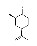 (+)-(2R,4R)-2-methyl-4-isopropenylcyclohexanone Structure