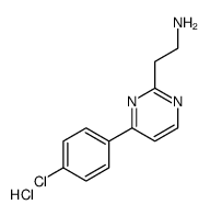 2-[4-(4-chlorophenyl)pyrimidin-2-yl]ethanamine,hydrochloride Structure