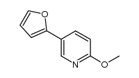 5-(furan-2-yl)-2-methoxypyridine Structure