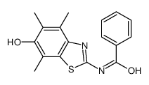 Benzamide,N-(6-hydroxy-4,5,7-trimethyl-2-benzothiazolyl)-结构式