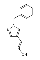 1-benzylpyrazole-4-carbaldoxime结构式